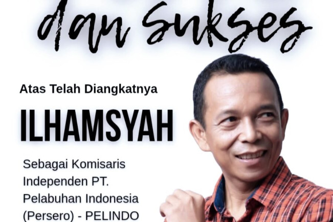 Ilhamsyah diangkat jadi Komisaris Independen Pelindo. [Istimewa]